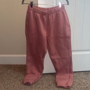 Pink sweatpants from PLT size S
